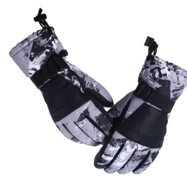 Thick Winter Touchscreen Waterproof Ski Gloves for Men