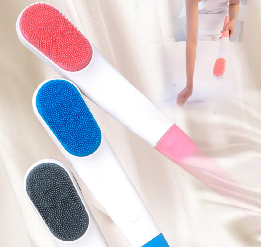 Electric Bath Scrubber with Silicone Long Handle