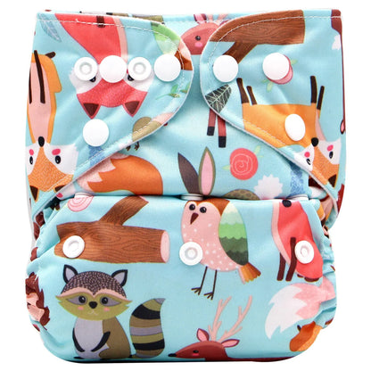 Cute Cartoon Baby Cloth Diapers