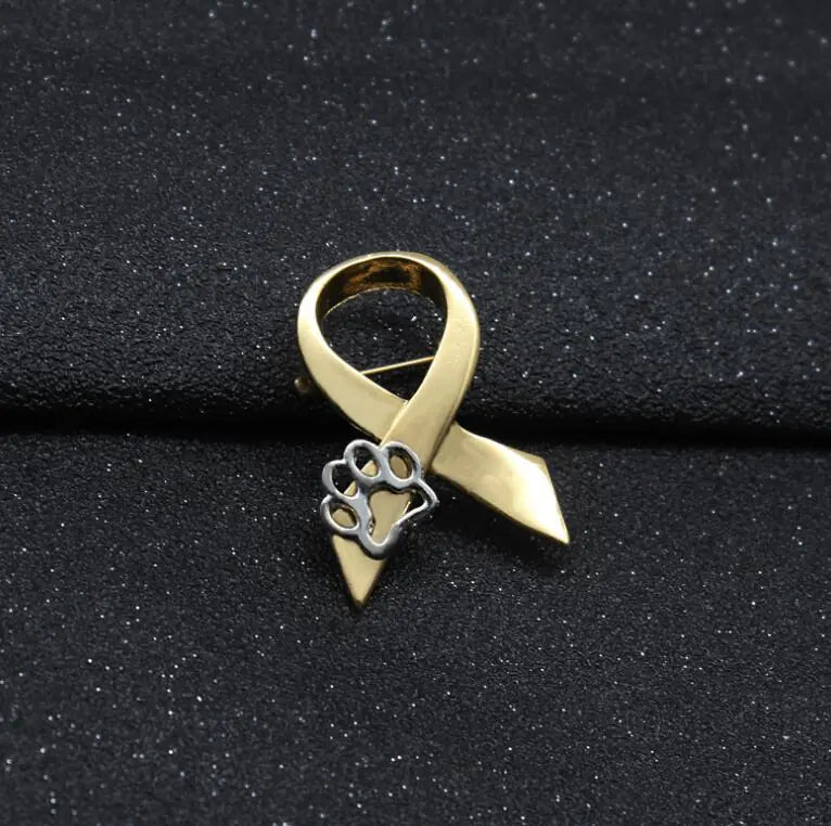 Paw Print Brooch and Lapel Pin