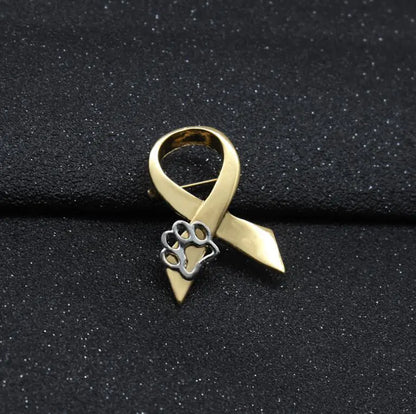 Paw Print Brooch and Lapel Pin