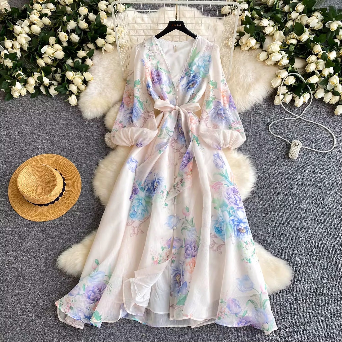 Sweet Floral Bell Sleeve Dress: The Ultimate Spring Office Staple