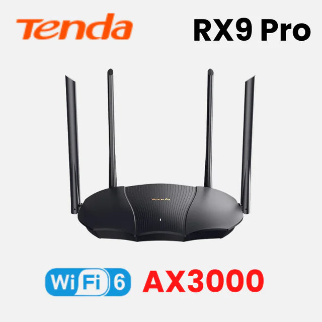 Tenda WiFi 6 Dual Band Gigabit Mesh Router & Extender