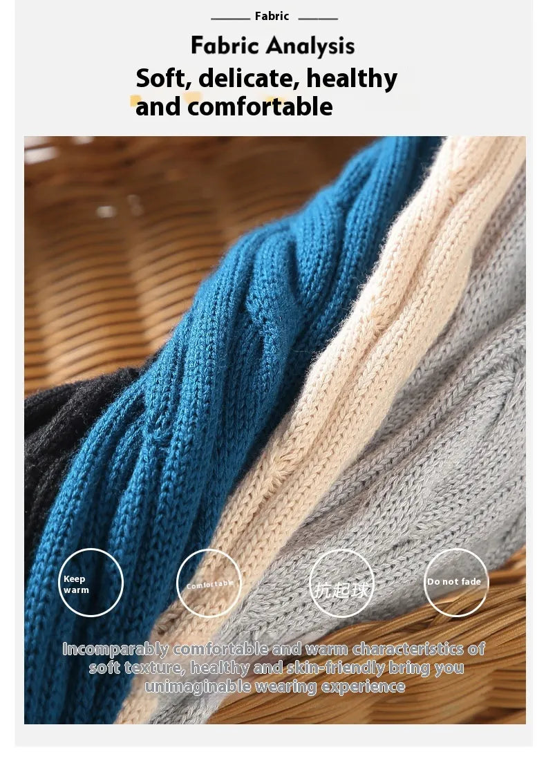 Loose Zip Knitted Pullover Sweater