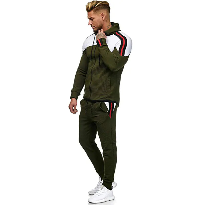 Casual Sports Sweater and Pants Set for Youth Men