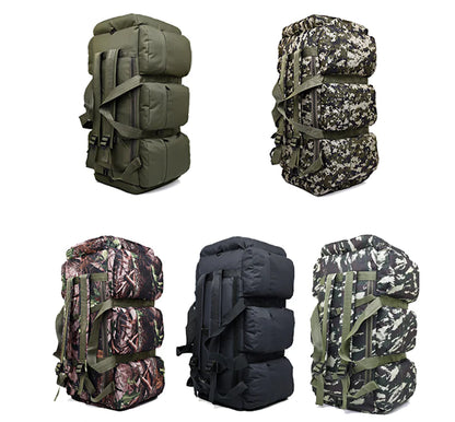 90L Camouflage Outdoor Backpack for Camping and Hiking