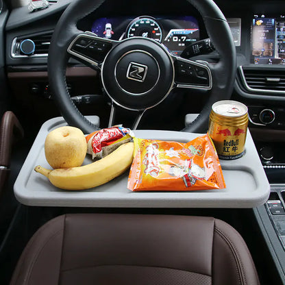 Multi-Functional Car Steering Wheel Desk Tray