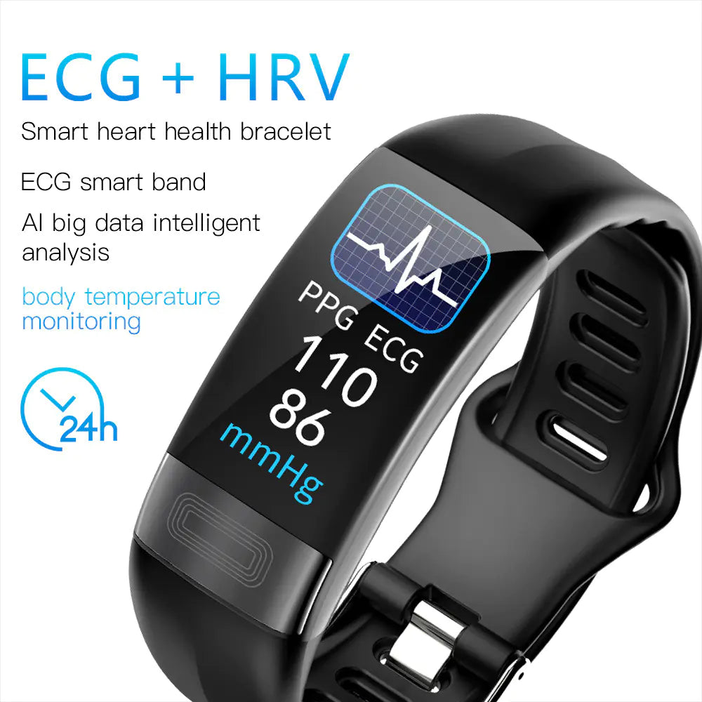 Multifunctional Health Monitor: BP, Glucose, ECG, Temp