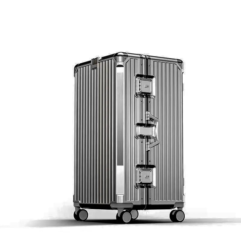 Aluminum Frame Luggage Suitcase, Large Capacity, Stylish