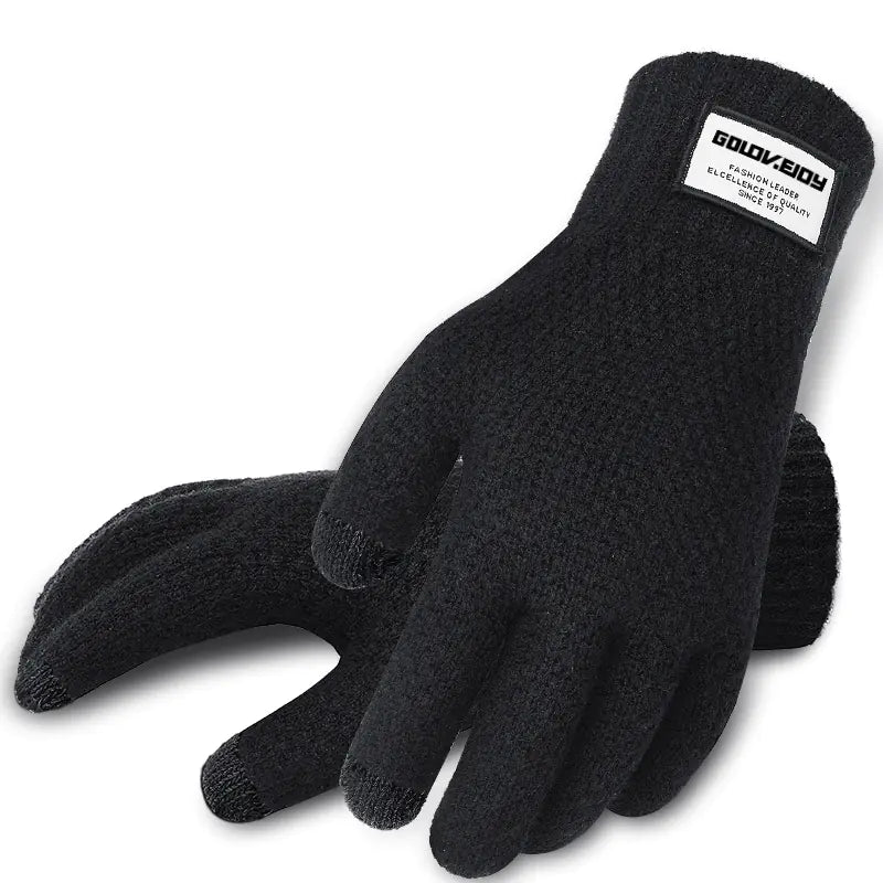 Warm Touchscreen Knitted Gloves for Men (Autumn/Winter)