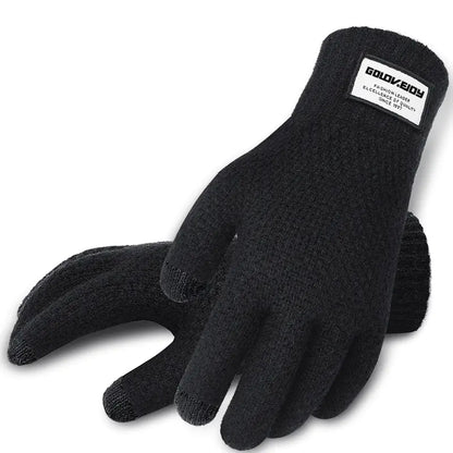 Warm Touchscreen Knitted Gloves for Men (Autumn/Winter)
