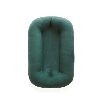 Hypoallergenic pure cotton baby lounger with breathable polyester fiber filling.