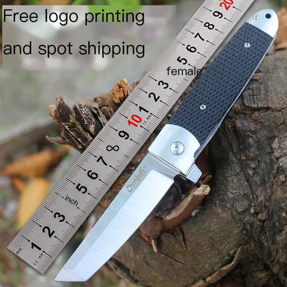 Outdoor Folding Knife with G10 Handle for Camping