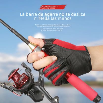 Winter Outdoor Three-Finger Fishing Gloves for Men and Women