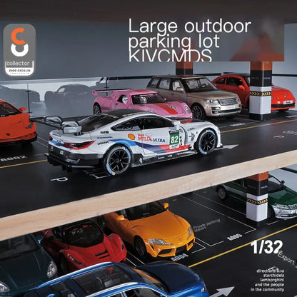 Large Realistic Parking Garage Model Display Rack