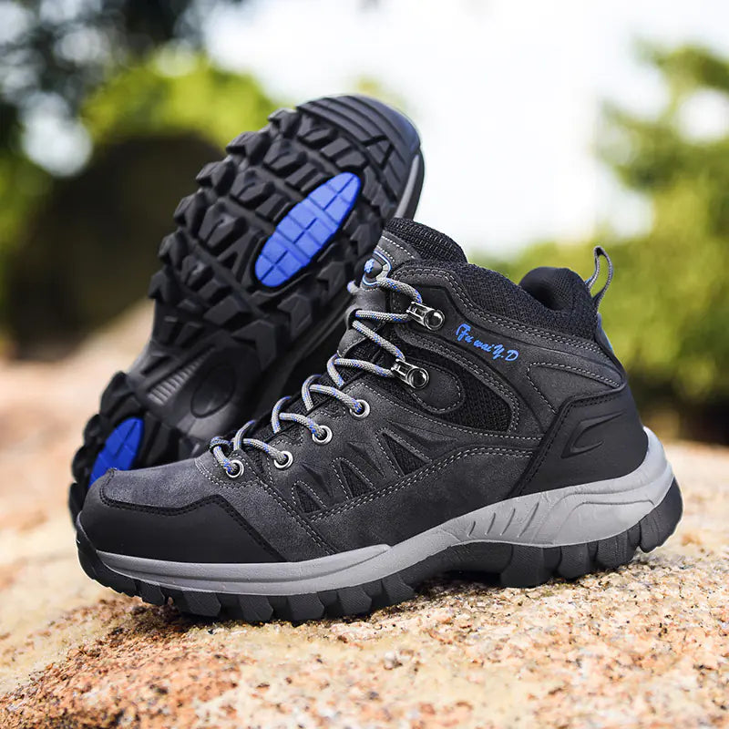 Men's Hiking Shoes - High-Top Sports Footwear