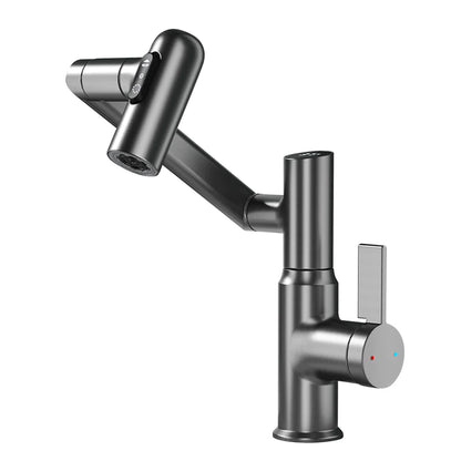 Rotating Digital Display Pull-Out Faucet