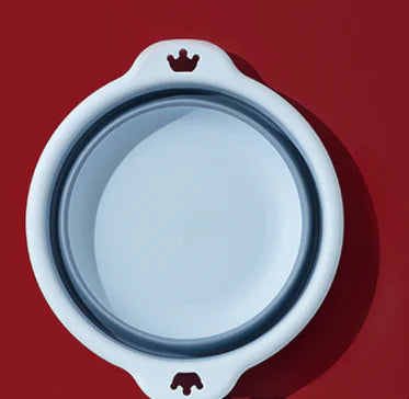 Portable Folding Basin for Space-saving Bathroom Storage