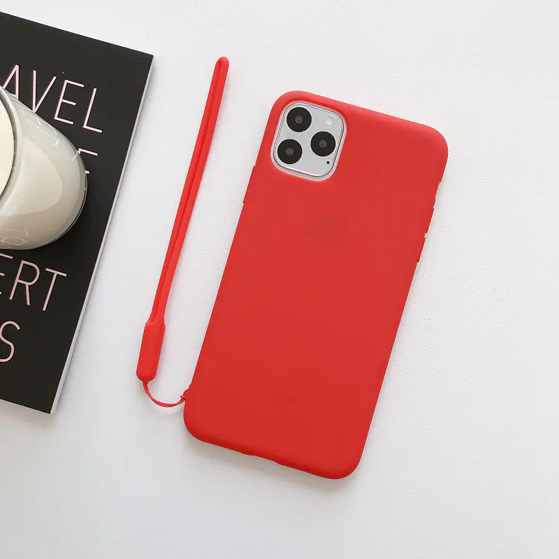Silicone Phone Case - Solid Color Phone Cover