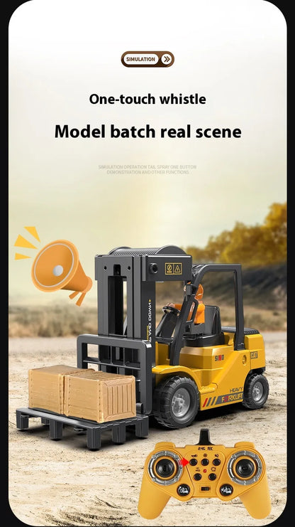 Remote Control Forklift and Crane Toy