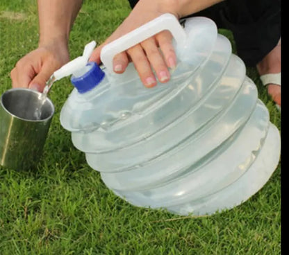 Portable Folding Water Bucket for Camping and Outdoors