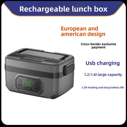 Rechargeable Insulated Lunch Box with Timer