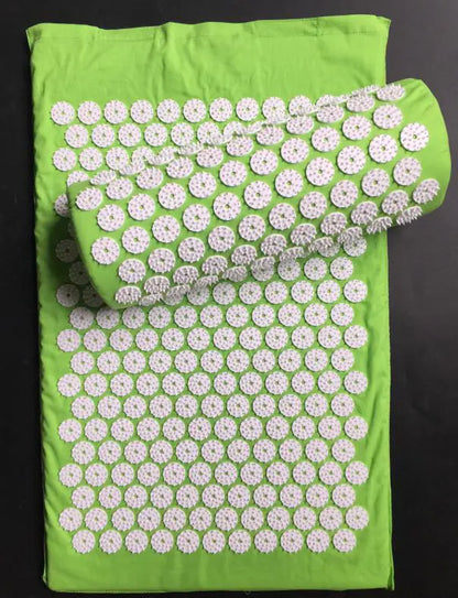 Acupuncture Massage Mat and Pillow Set with Yoga Mat