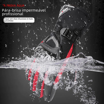 SUOMY Men's Winter Motorcycle Gloves - Waterproof Touchscreen