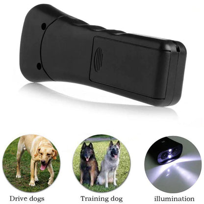 Three-in-One Ultrasonic Dog Barking Training Device