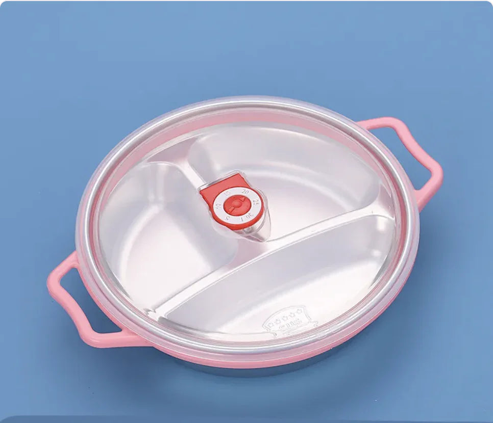 Deep Grid Kids Plate