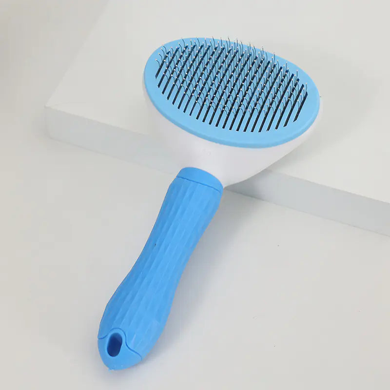 Pet Grooming Brush for Cats and Dogs (Automatic Fur Removal)