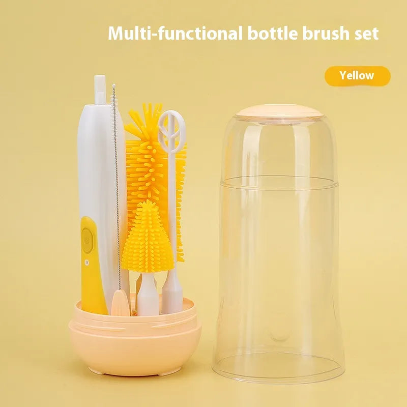 Electric Baby Bottle Brush & UV Sterilizer Set