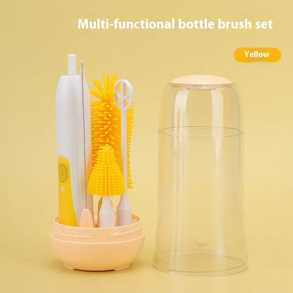 Electric Baby Bottle Brush & UV Sterilizer Set