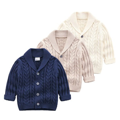 Knitted Baby Cardigan Sweater Coat