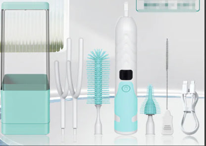 Electric Baby Bottle Brush & UV Sterilizer Set