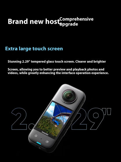 5.7K 360° Action Camera with Stabilization