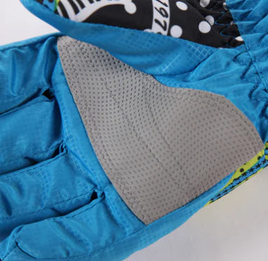 High Waterproof Ski Gloves - Thick Warm Design