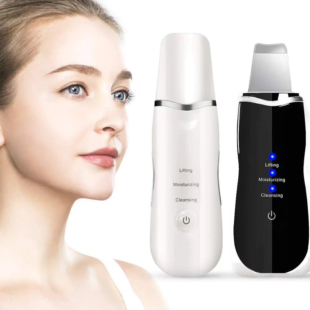 Rechargeable Ultrasonic Skin Scrubber and Blackhead Remover