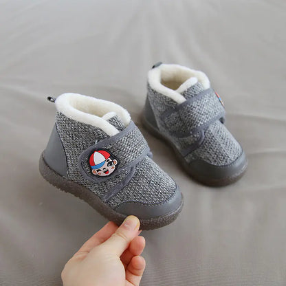 Plush Baby Snow Boots for Kids