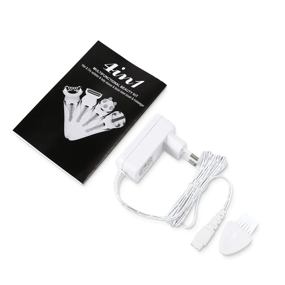 4-in-1 Rechargeable Epilator & Shaver Set