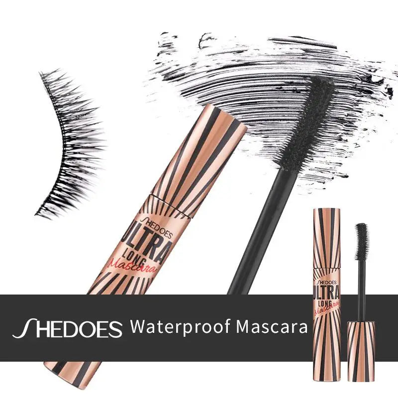 4D Waterproof Mascara with Meniscus Knife Brush, 10ml