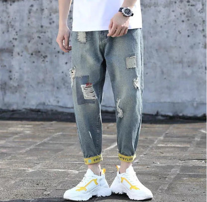 Harlan Men's Nine Pants with Foot Wash Feature