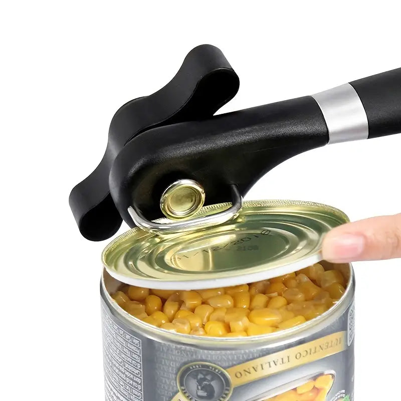 Stainless Steel Manual Can Opener with Ergonomic Handle