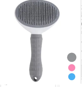 Pet Grooming Brush for Cats and Dogs with De-Shedding Features