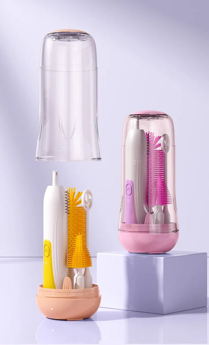 Electric Baby Bottle Brush & UV Sterilizer Set
