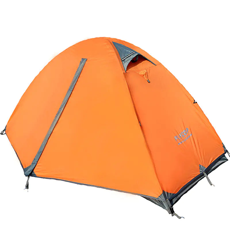 FlyTop Outdoor Camping Tent - Double Layer, Aluminum Poles