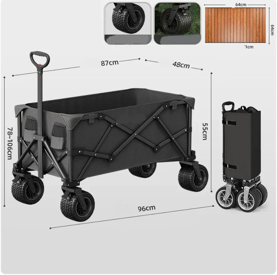 Foldable Outdoor Camping Cart