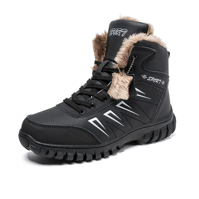 Men's Warm Snow Boots and Hiking Shoes