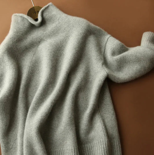 2019 Women's Loose Turtleneck Cashmere Sweater