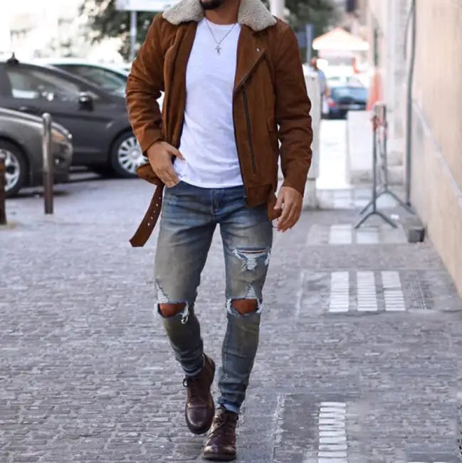 Men's New Jeans - Trending Cross-Border Style on Amazon
